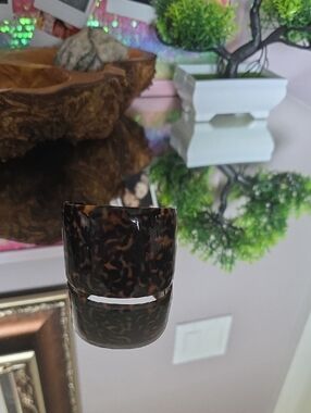Tortoiseshell Resin Bracelet- Brown